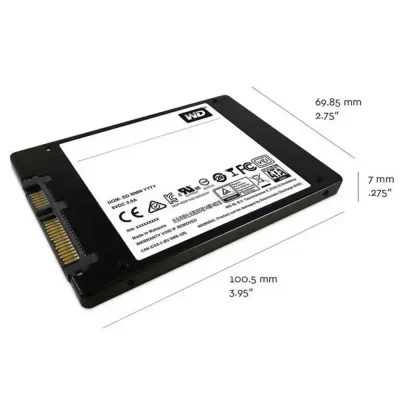 ابعاد اس اس دی اینترنال وسترن دیجیتال مدل Green WDS240G2G0A ظرفیت 240 گیگابایت