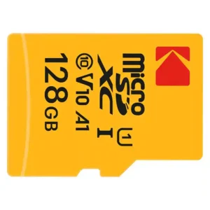 مشخصات و خرید کارت حافظه MicroSDXC کداک مدل UHS-I U1 A1 V10 ظرفیت 128 گیگابایت