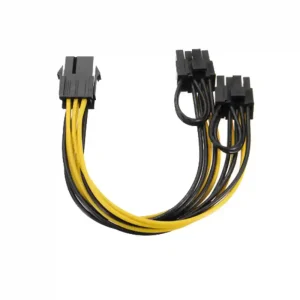 مشخصات و خرید کابل تبدیل 1 به 2 کارت گرافیک PCIE به دو ۸ پین
