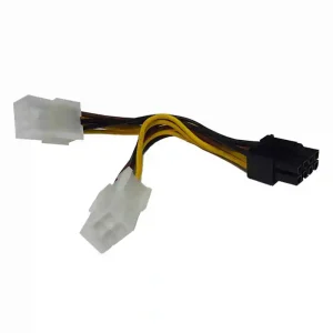 مشخصات و خرید کابل تبدیل برق دو عدد ۶ پین به ۸ پین برای کارت گرافیک