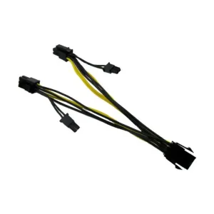 مشخصات و خرید کابل تبدیل 6 پین به 2 عدد 8 پین کارت گرافیک PCIE