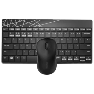 مشخصات و خرید کیبورد و ماوس بی سیم رپو 8000M