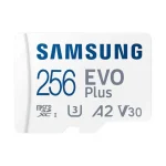مشخصات و خرید کارت حافظه microSDXC سامسونگ Evo Plus A2 V10 UHS-I U3 SD ظرفیت 256 گیگابایت
