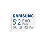 مشخصات و خرید کارت حافظه microSDXC سامسونگ Evo Plus A2 V10 UHS-I U3 SD ظرفیت 512گیگابایت