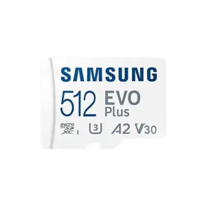 مشخصات و خرید کارت حافظه microSDXC سامسونگ Evo Plus A2 V10 UHS-I U3 SD ظرفیت 512گیگابایت
