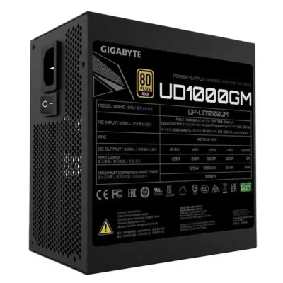 مشخصات و خرید منبع تغذیه کامپیوتر گیگابایت مدل UD1000GM 80+ GOLD