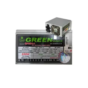 مشخصات و خرید منبع تغذیه کامپیوتر گرین GP330A-EUD درحد نو