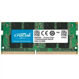 مشخصات و خرید رم لپ تاپ DDR4 تک کاناله 3200 مگاهرتز کروشیال ظرفیت 16 گیگابایت