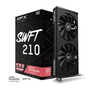مشخصات و خرید قیمت کارت گرافیک XFX Speedster SWFT 210 AMD Radeon RX 6600 کارکرده