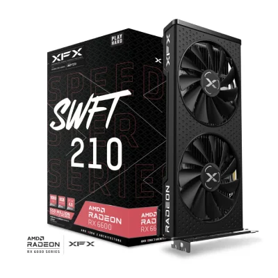 مشخصات و خرید قیمت کارت گرافیک XFX Speedster SWFT 210 AMD Radeon RX 6600 کارکرده