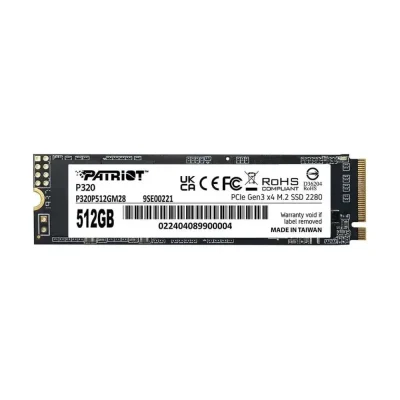 مشخصات و خرید SSD اینترنال پاتریوت P320 ظرفیت 512 گیگابایت